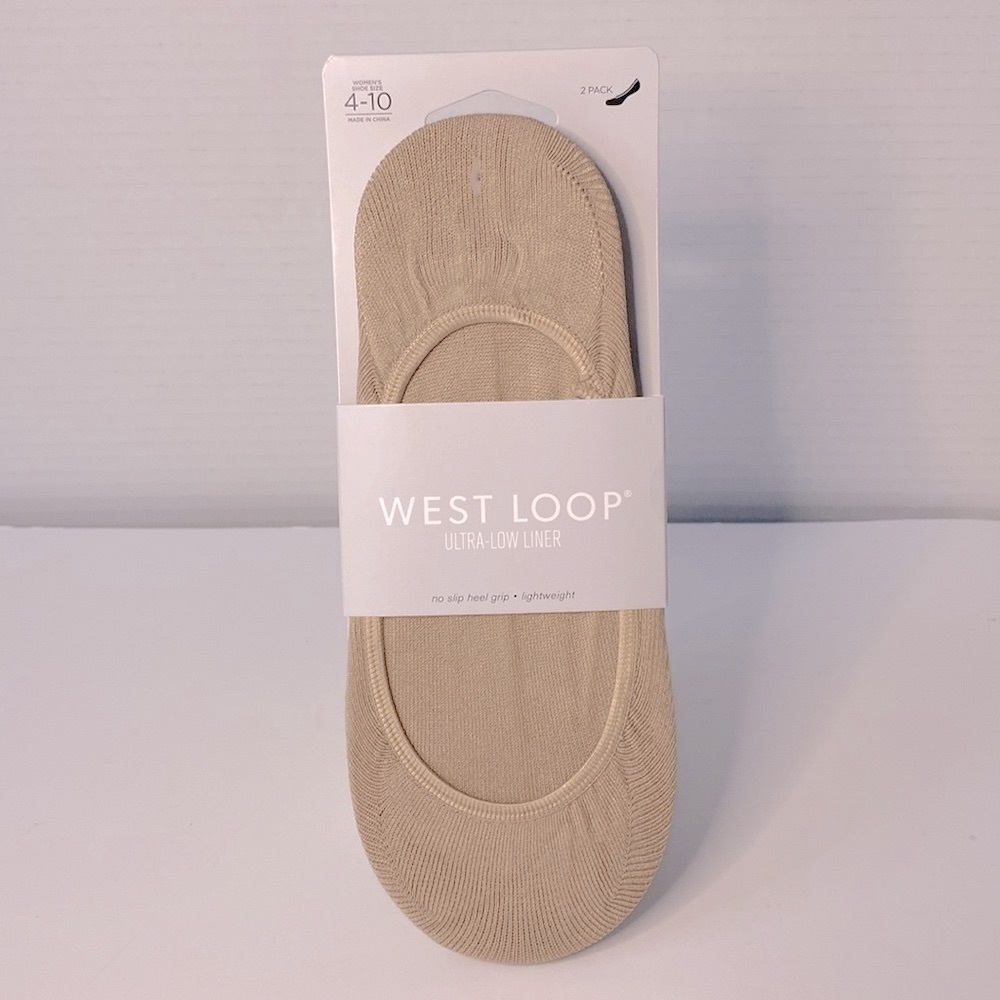 4/$20 West Loop Women’s Ultra-Low Liner Socks, 2-Pack (Size 4-10)